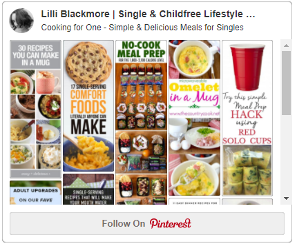 Pinterest Board Cooking for Singles Lilli Blackmore